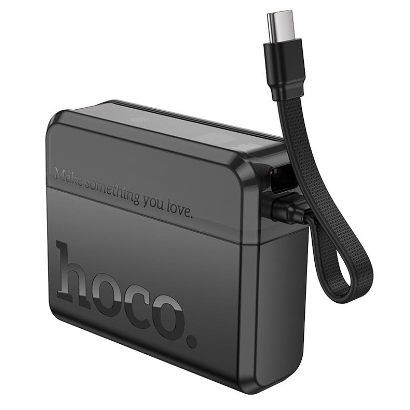 Powerbanka s obousměrným kabelem Hoco Excellent PD20W 10000mAh - černá