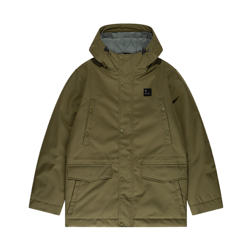 Bunda Vintage Industries Knox Parka - olivová, M