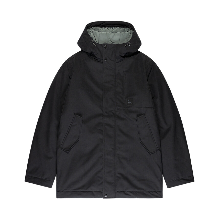 Bunda Vintage Industries Kylian Parka - černá, M