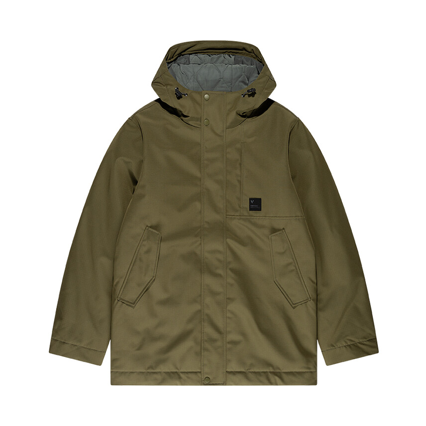 Bunda Vintage Industries Kylian Parka - olivová, M