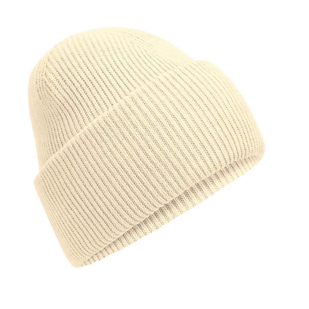 Čepice se širokou manžetou Beechfield Beanie - světle žlutá