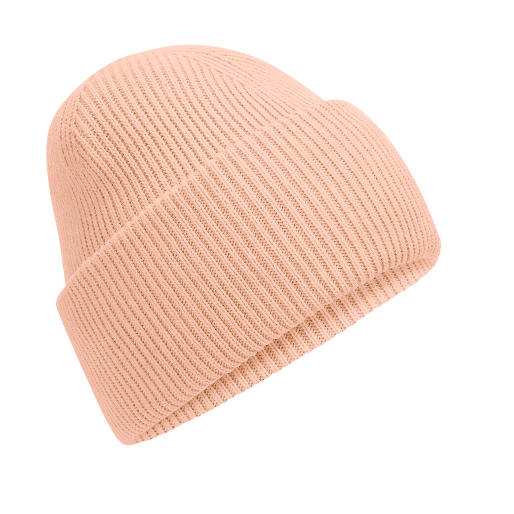 Čepice se širokou manžetou Beechfield Beanie - světle růžová