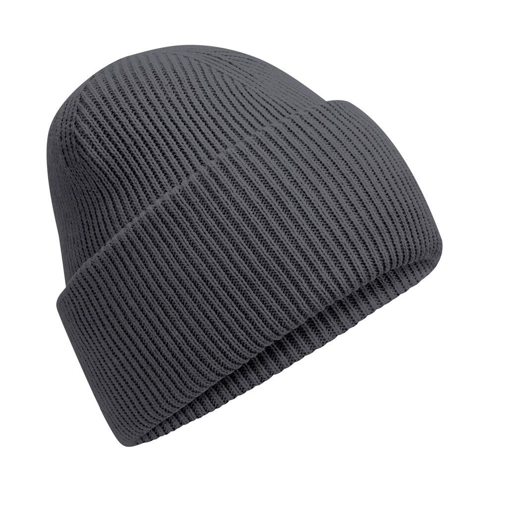 Čepice se širokou manžetou Beechfield Beanie - tmavě šedá