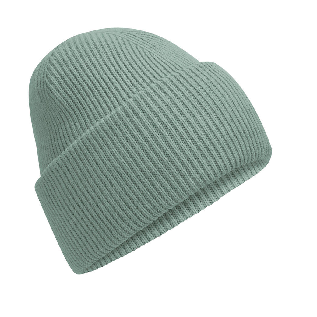Čepice se širokou manžetou Beechfield Beanie - světle olivová