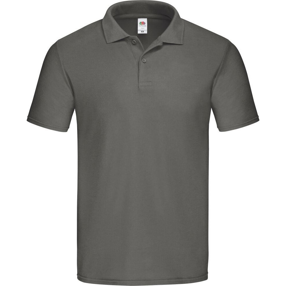 Polokošile pánská Fruit of the Loom Original Polo - tmavě šedá, S
