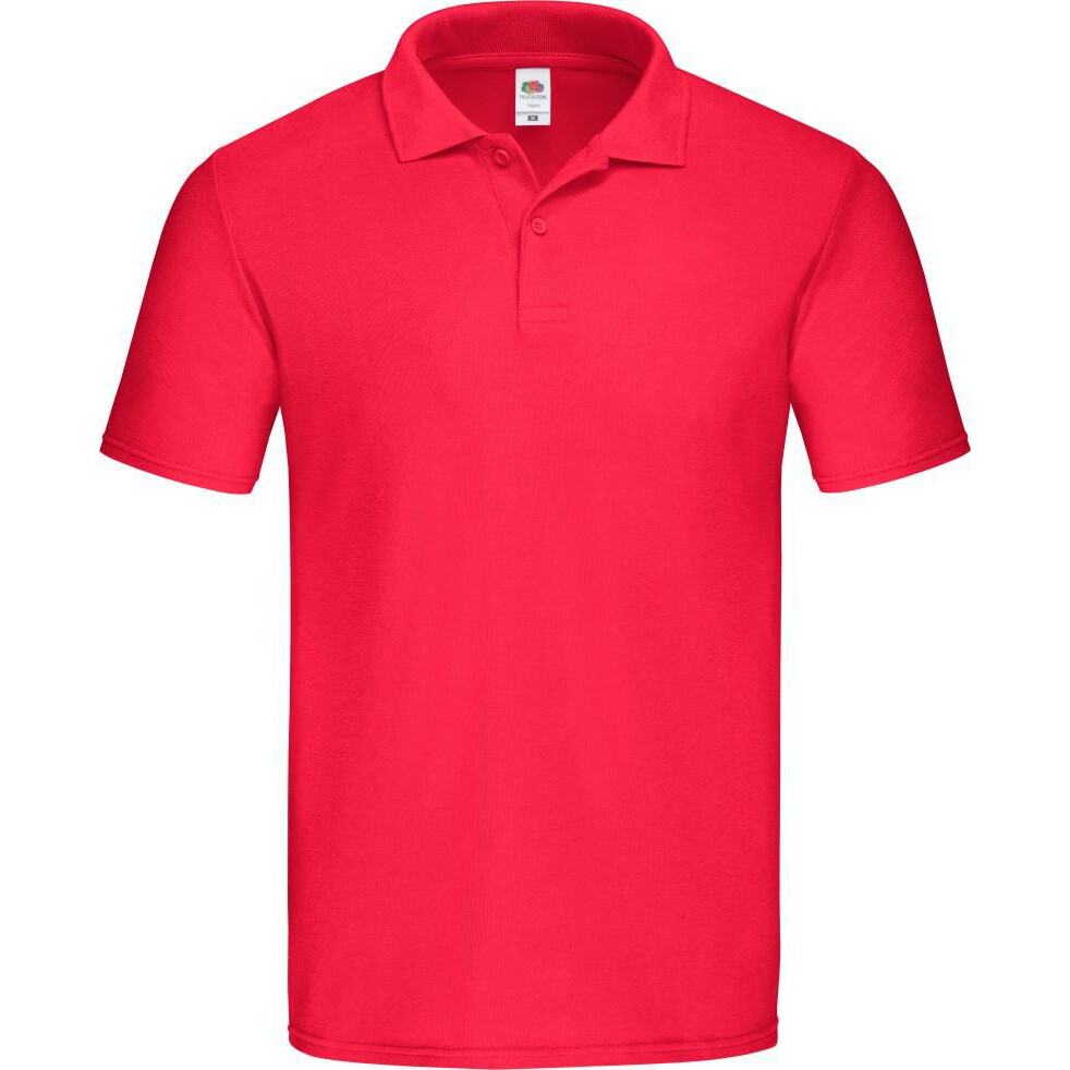 Polokošile pánská Fruit of the Loom Original Polo - červená, S