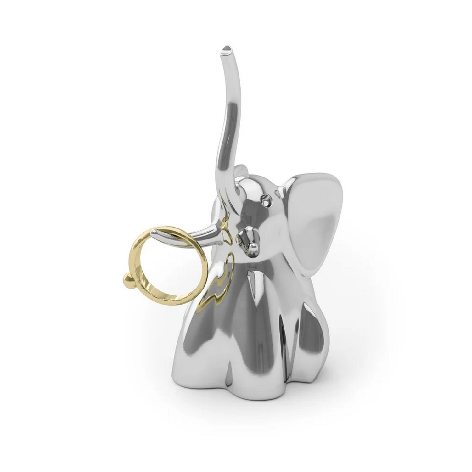 Stříbrný stojánek na prstýnky Umbra Muse Elephant