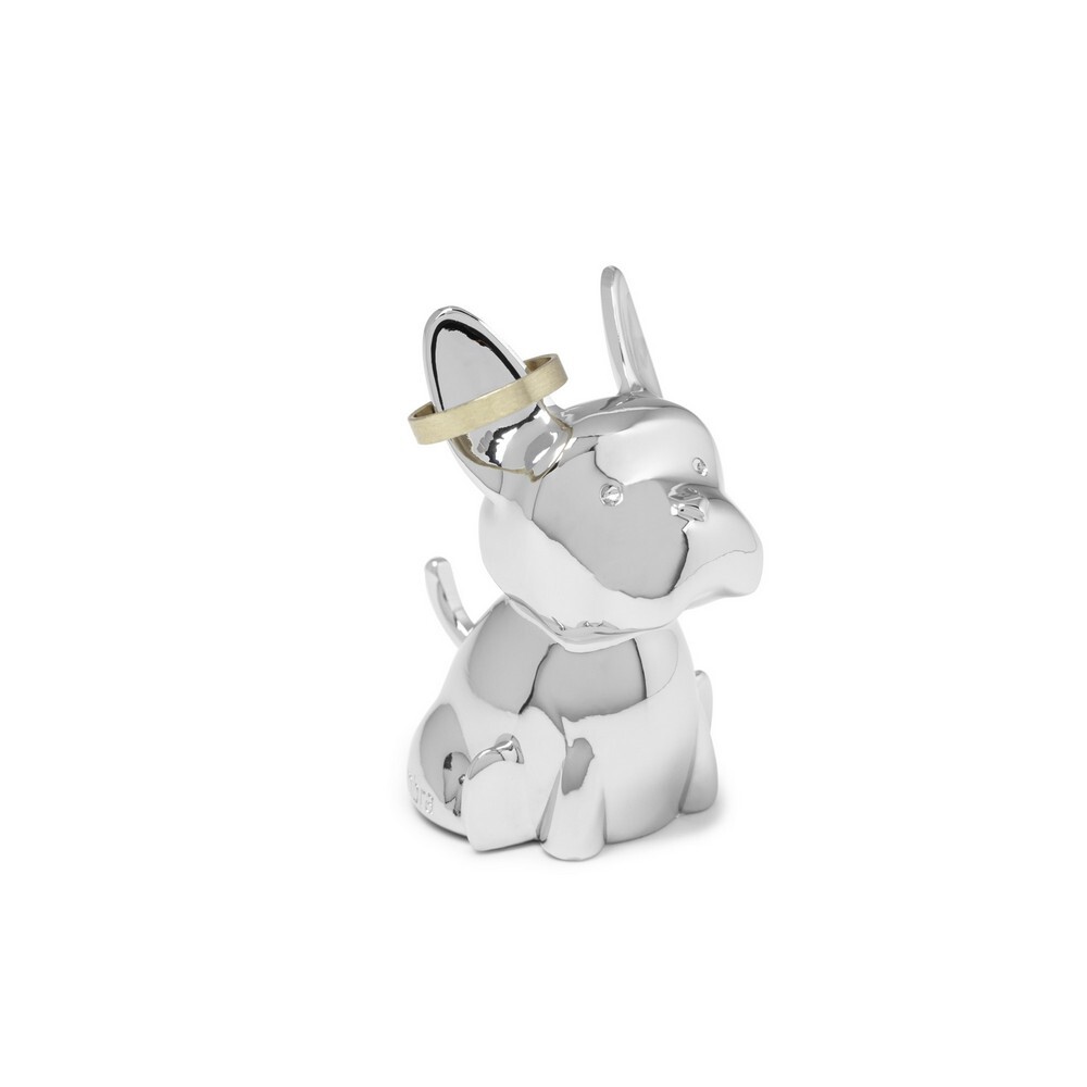 Stříbrný stojánek na prstýnky Umbra Zoola Frenchie