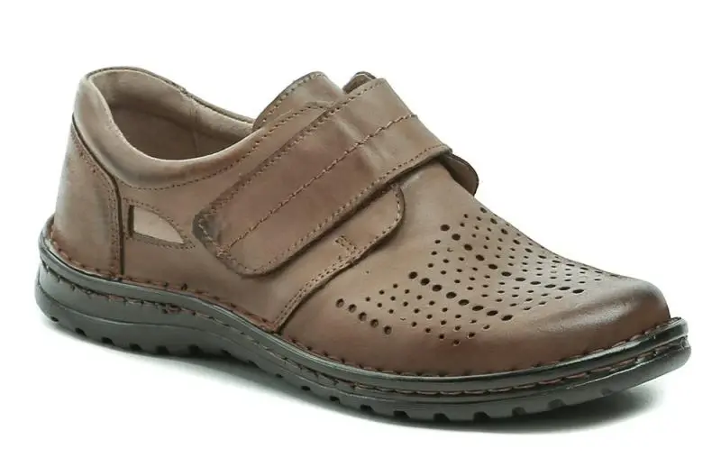 KLONDIKE 270/P1 hnědé pánské polobotky