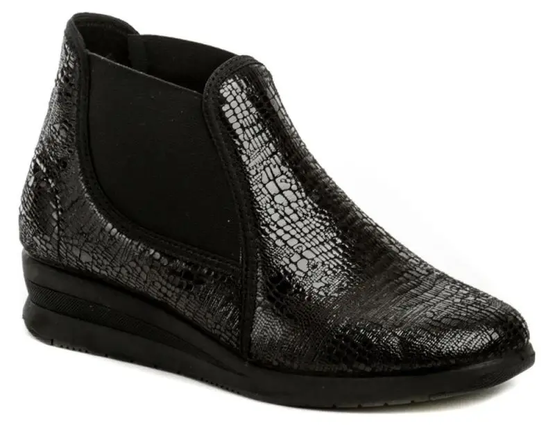 Medi Line 5130 černé dámské zdravotní polobotky