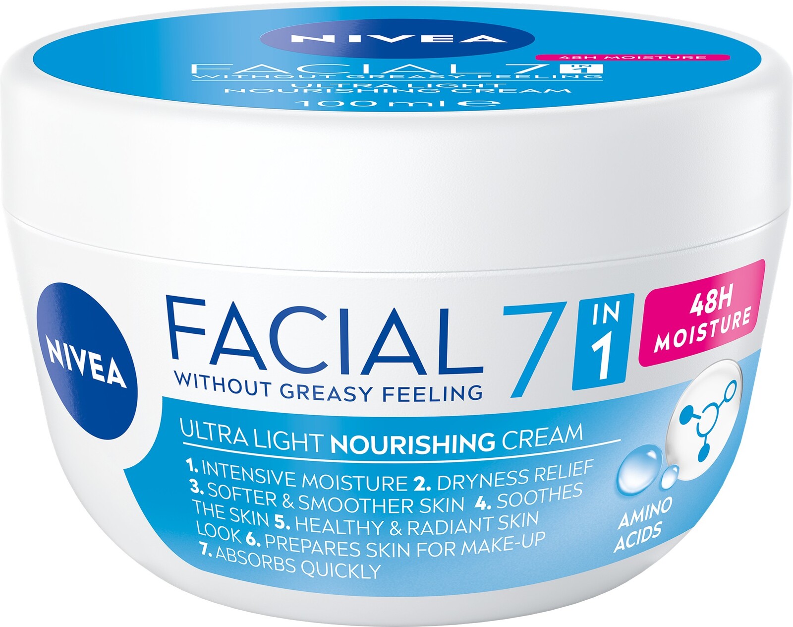 Nivea Výživný denní krém Facial Ultra Light Nourishing Cream 100 ml