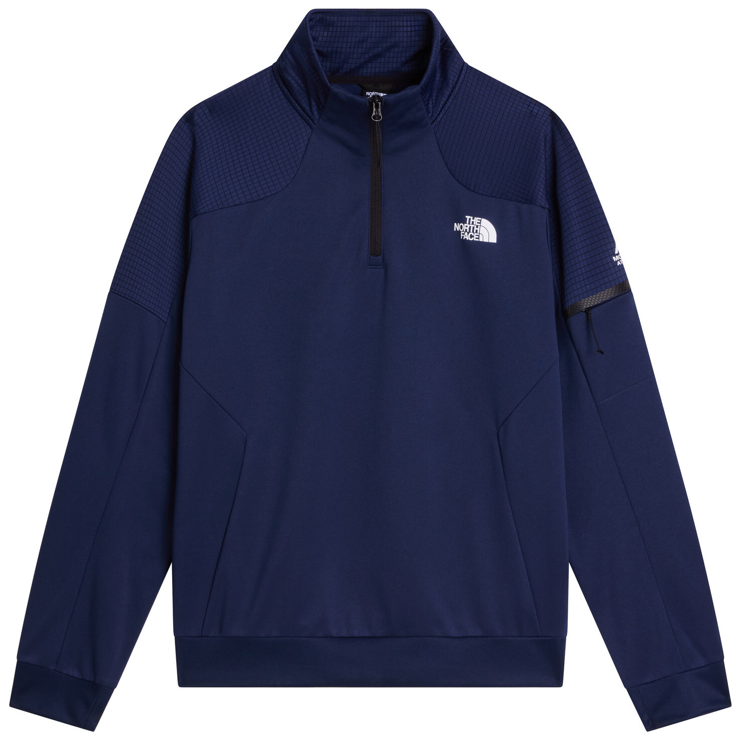 Pánská mikina The North Face M Mountain Athletics 1/4 Zip Fleece 2.0 Velikost: M / Barva: tmavě modrá