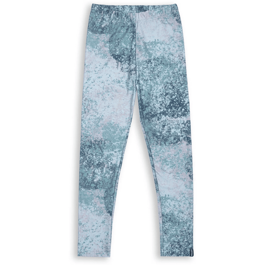 Dětské kalhoty Wouki Aiki Green marble Dětská velikost: 164 / Barva: zelená