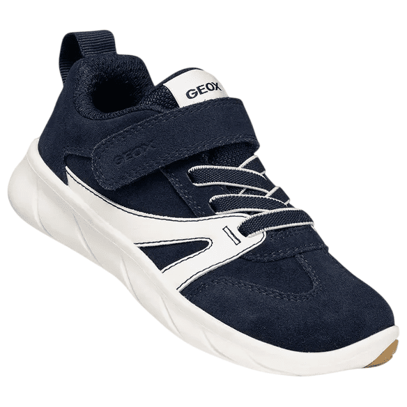 Dětské tenisky Geox J Foot-Run Boy Velikost bot (EU): 31 / Barva: tmavě modrá/bílá