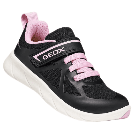 Dětské tenisky Geox J Foot-Run Girl WR Velikost bot (EU): 29 / Barva: černá/růžová