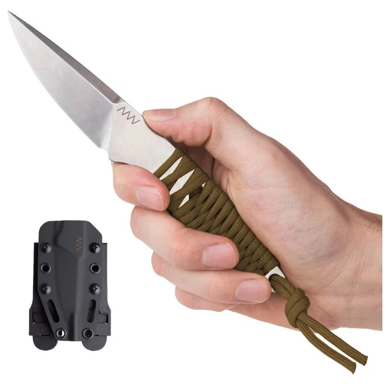 Nůž Acta non verba P100 Stonewash/Sand Barva: hnědá