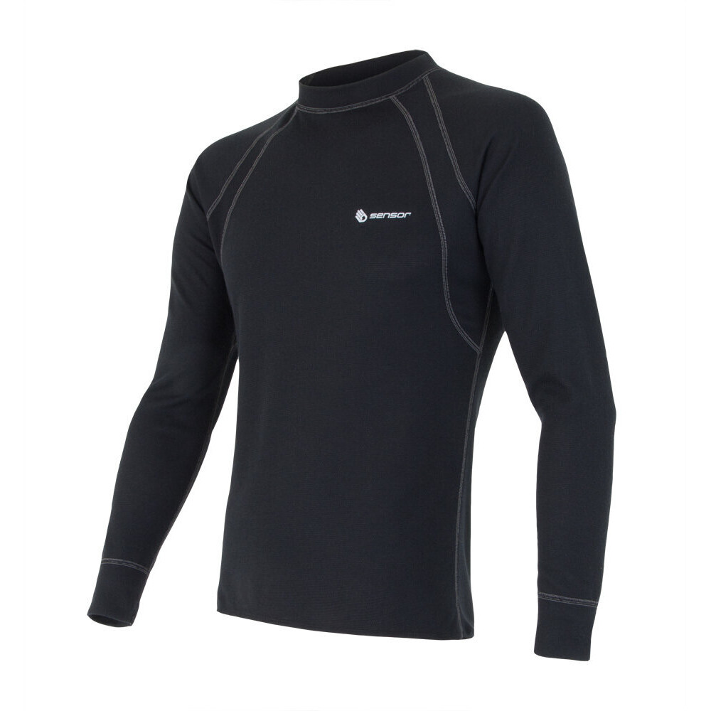 Pánské funkční triko Sensor Double Face black Velikost: L / Barva: černá