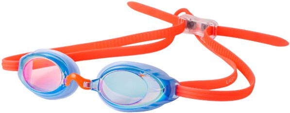 Plavecké brýle Finis Lightning Goggles Mirror Červeno/modrá
