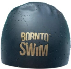 BornToSwim Racing Cap Černo/zlatá