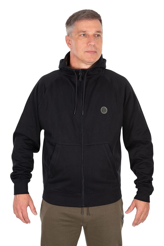 Fox Mikina Collection Zipped Hoody Black - S