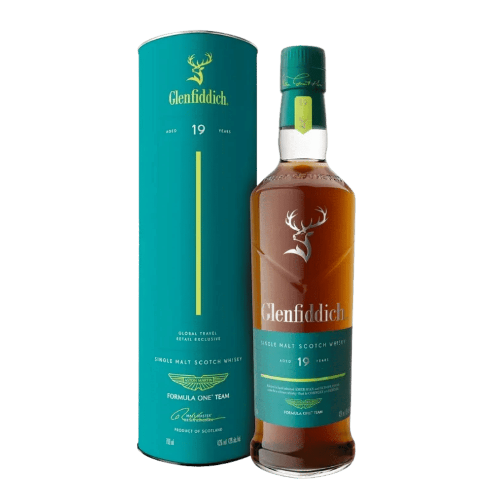 Glenfiddich Aston Martin F1 19y 0,7l 43% L.E. Tuba