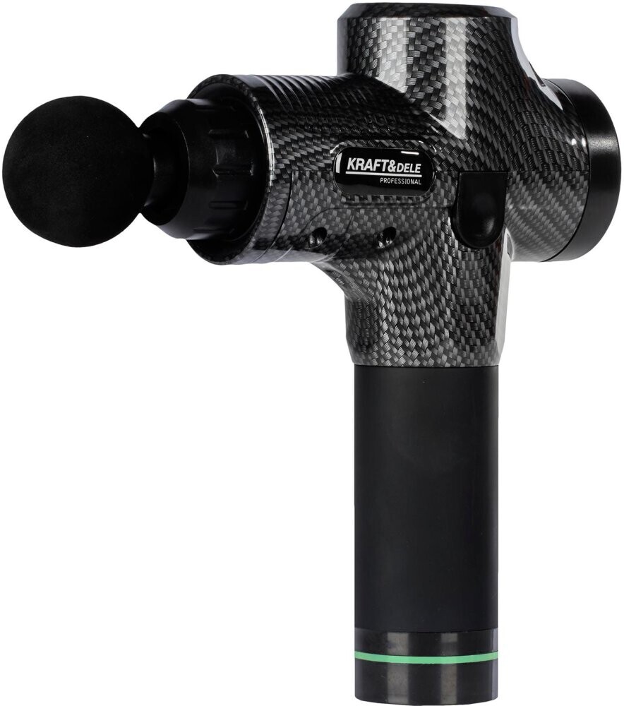 Masážní pistole KRAFT&DELE KD3080, 250 W, LCD, 7 nástavců, kufřík
