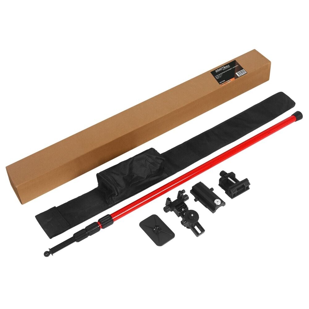 Rozpěrná tyč pro laserovou vodováhu KRAFT&DELE KD11829, 3 m, závit 1/4