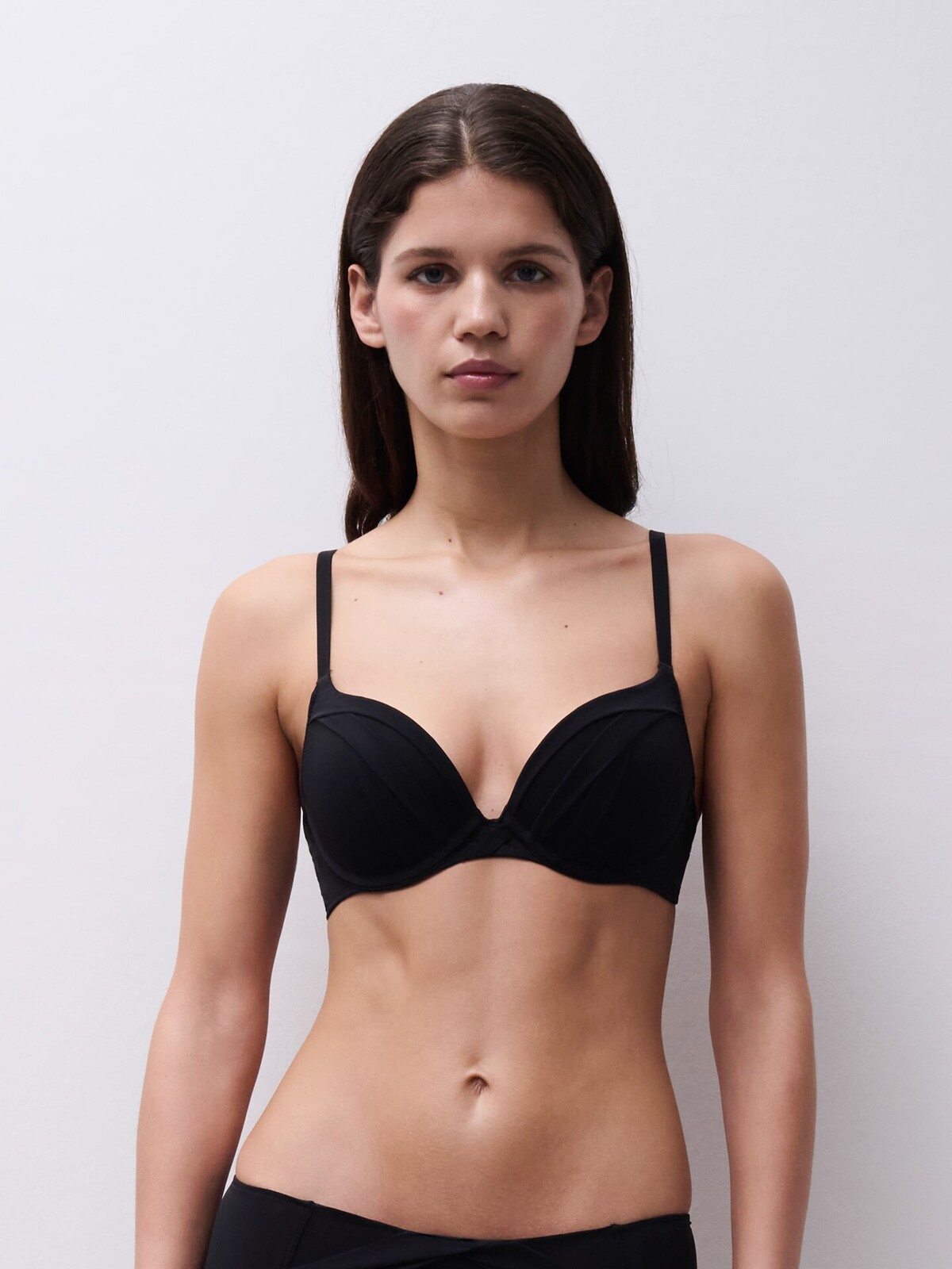 Podprsenka push up CHANTELLE X (01XNR-02), Barva černá, Velikost 70B
