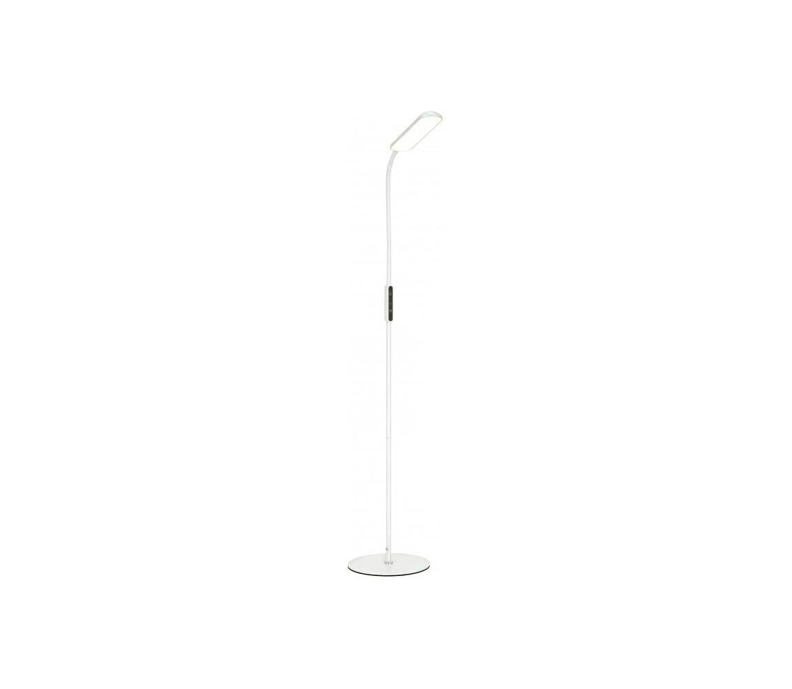 LED Stmívatelná stojací lampa TEILO LED/10W/230V 3000/4000/6500K bílá + DO 005232