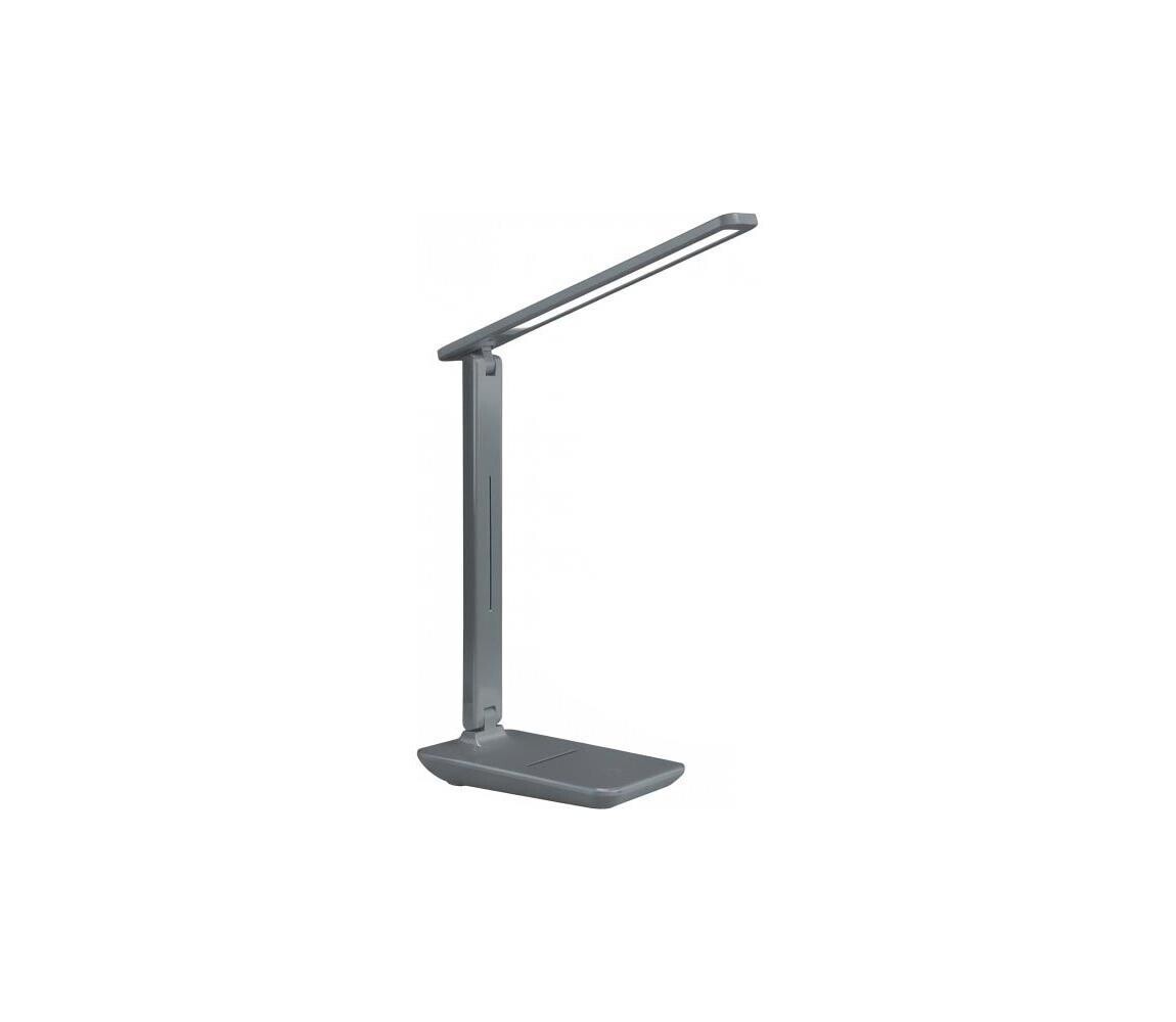 LED Stmívatelná stolní lampa NOBLITE N LED/7W/230V 3000/4000/6500K šedá 005007