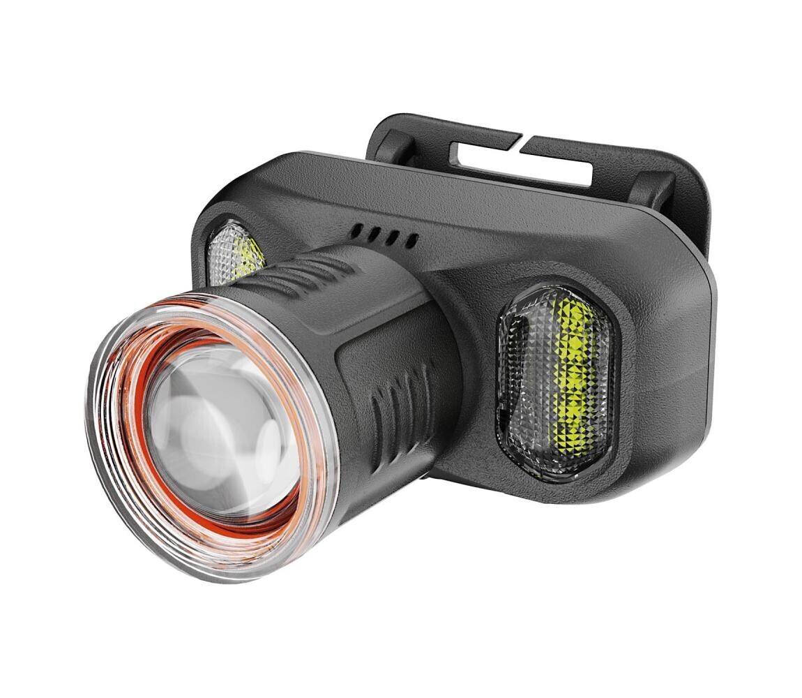 LED Stmívatelná nabíjecí čelovka LED/3,4W/5V 1500 mAh PHL2923