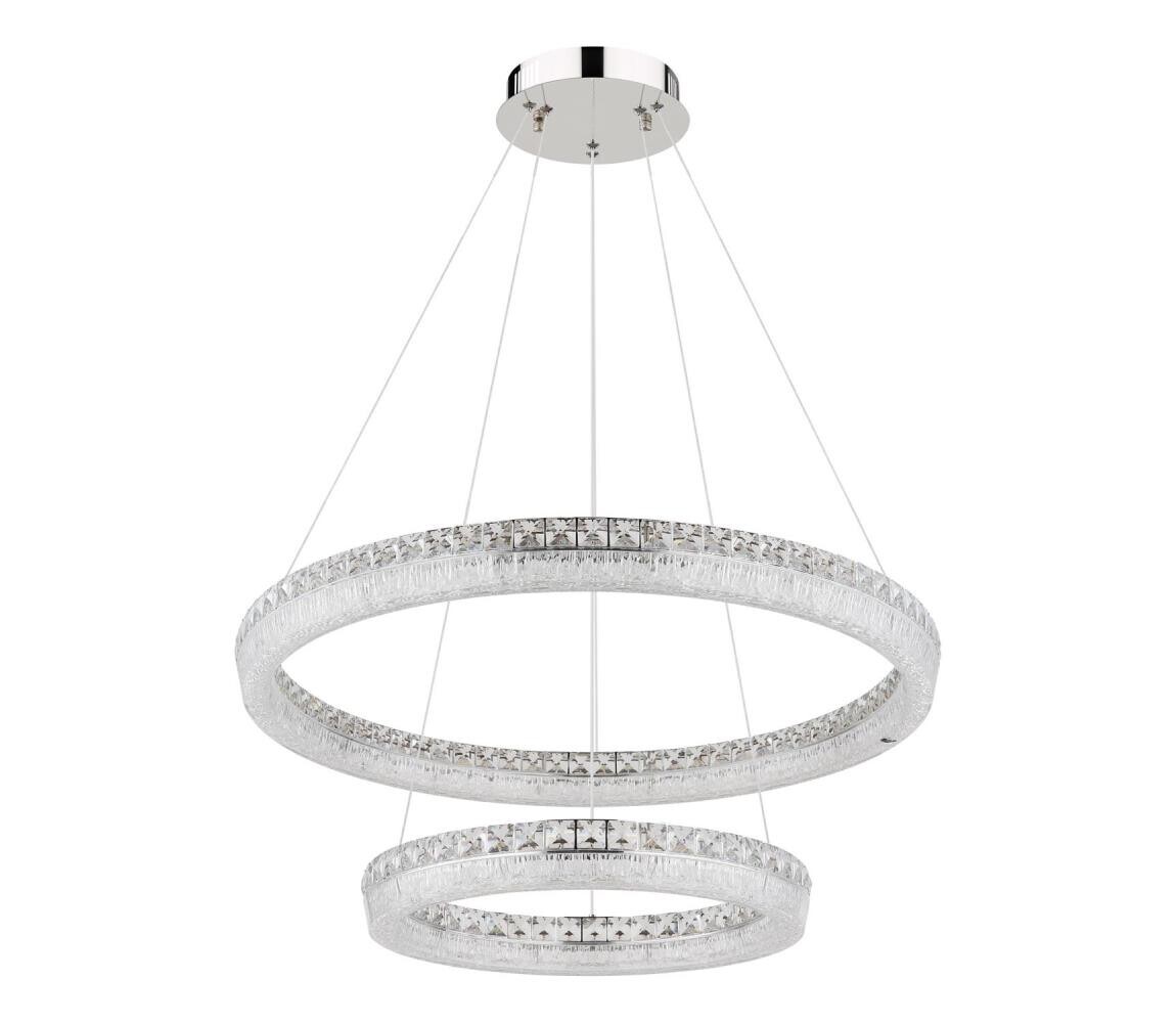 Globo 67387-72 - LED Stmívatelný lustr na lanku LAUREL 72W/230V čirá+DO 67387-72