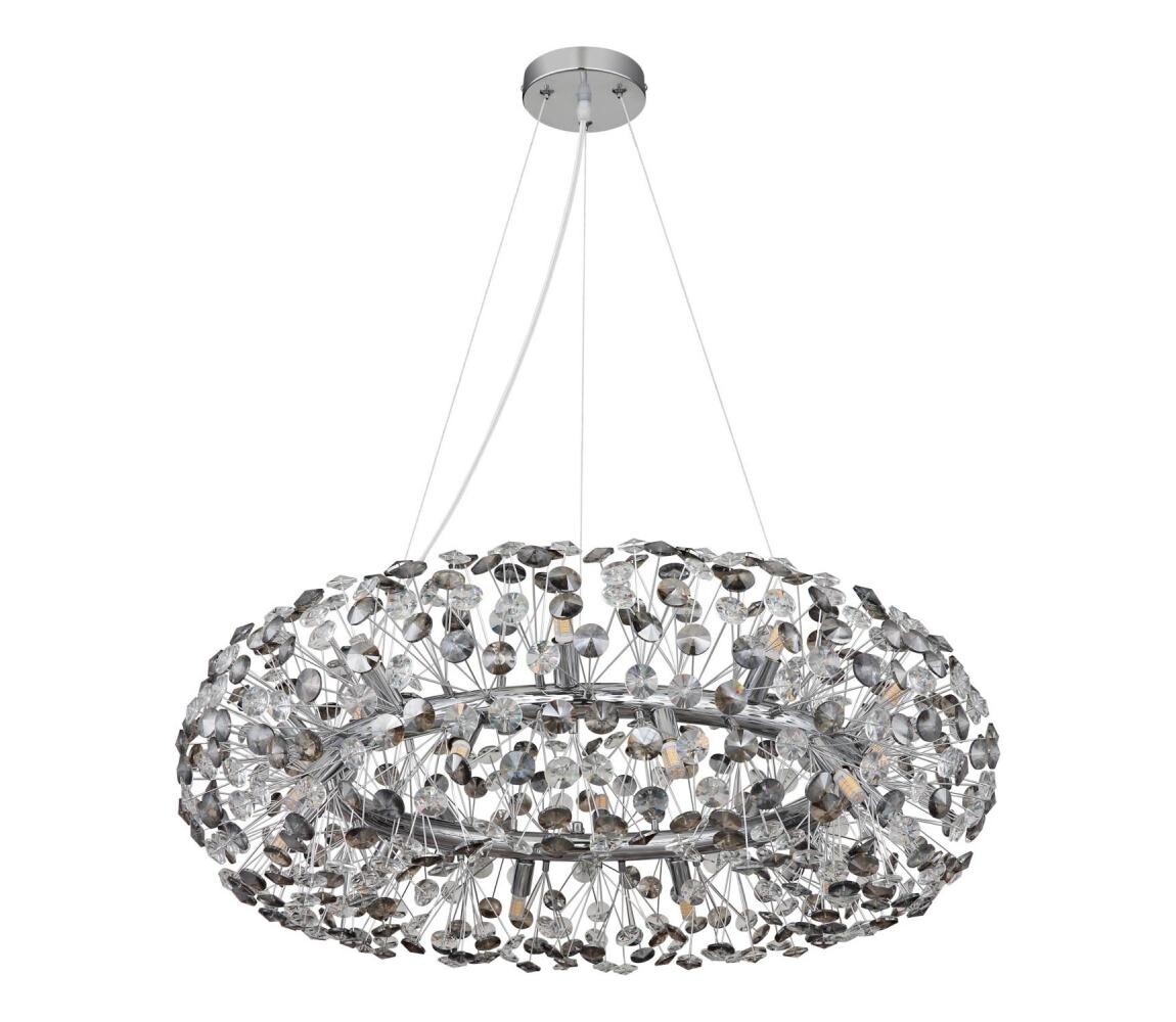 Globo 64135H3C - LED Křišťálový lustr na lanku KATRINA 20xG9/3,5W/230V 64135H3C
