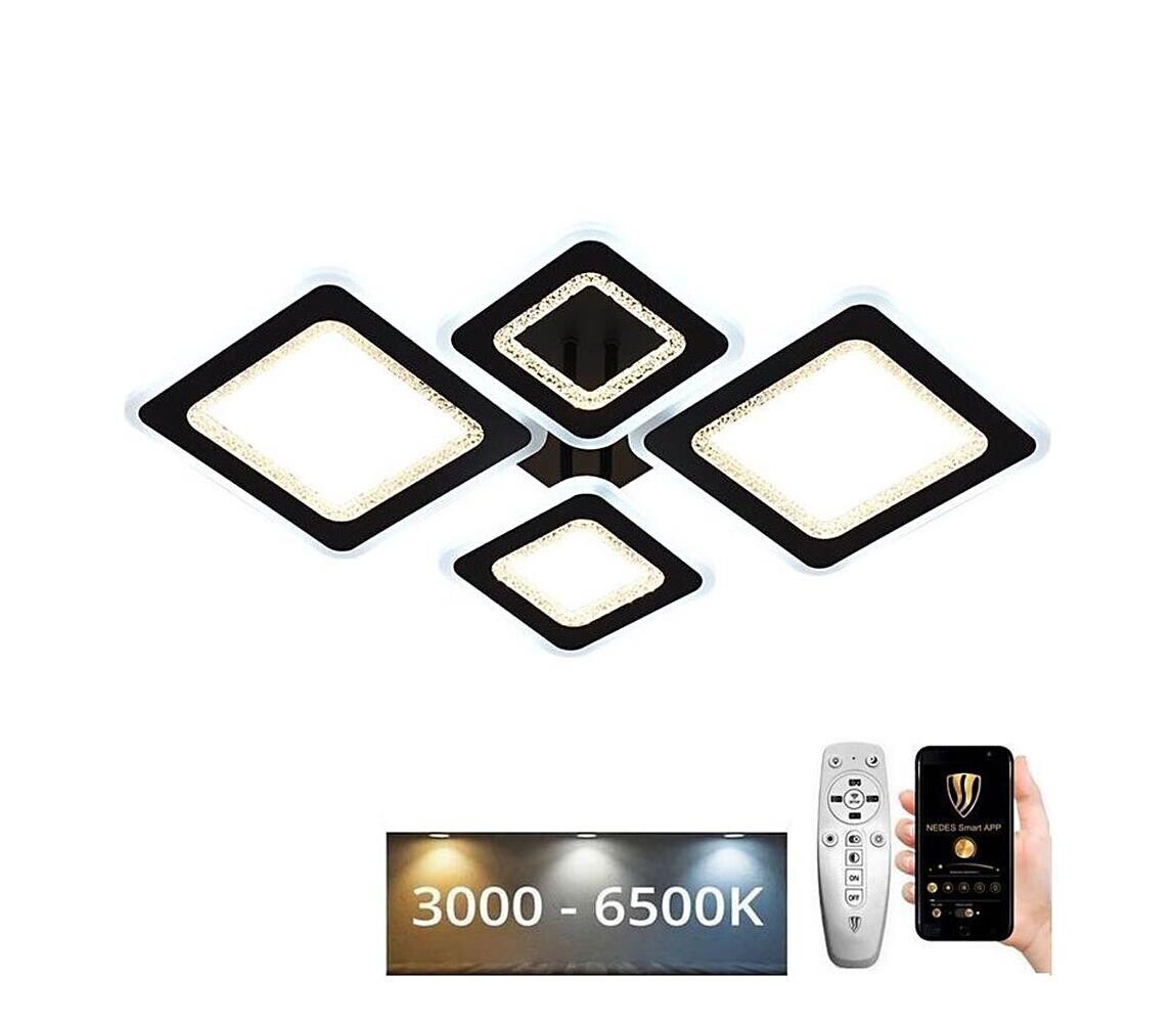 LED Stmívatelný přisazený lustr LED/95W/230V 3000-6500K + dálkové ovládání J3349/B