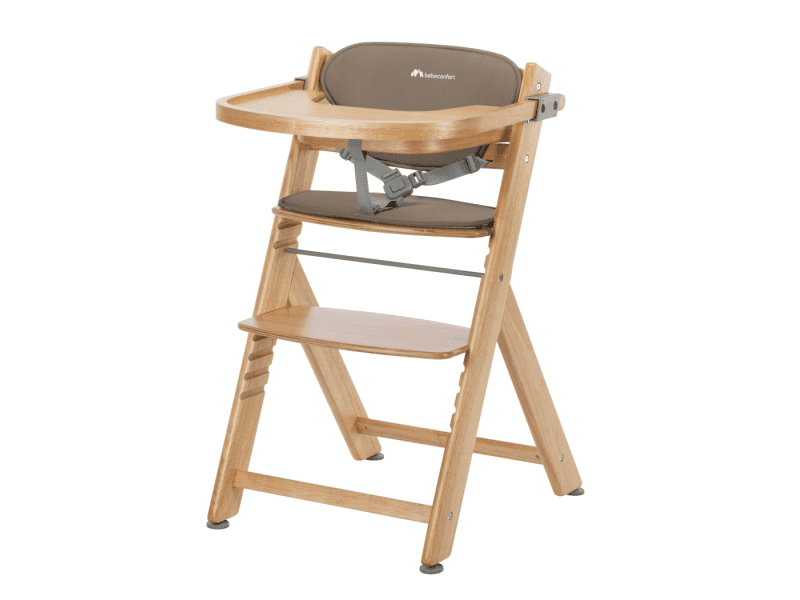 Bebeconfort Timba židlička rostoucí Natural Wood s podložkou