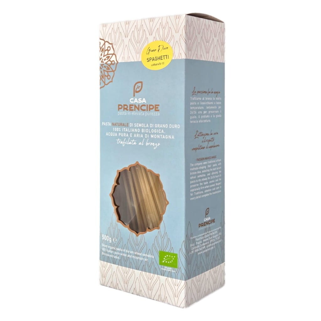 Italské BIO těstoviny SPAGHETTI 500 g Casa Prencipe