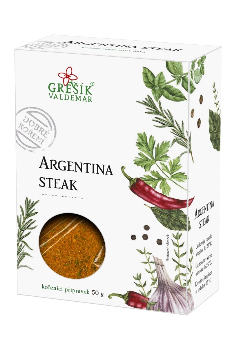 GREŠÍK Dobré koření Argentina steak 50 g DMT 08/2026