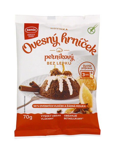 Ovesný hrneček perníkový 70g Semix DMT 08/2026
