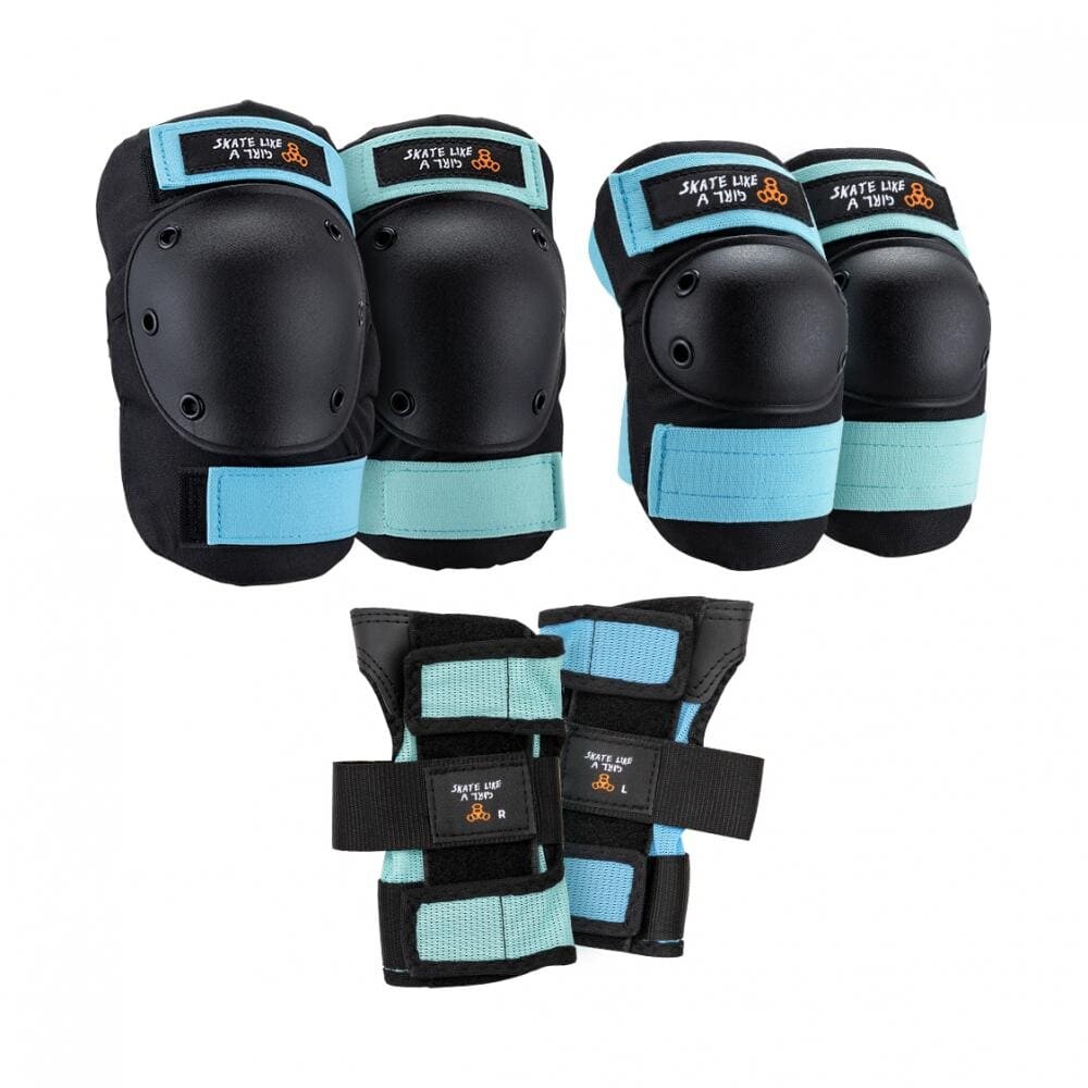 Triple Eight x S.L.A.G. - Saver Series 3Pack - Blue/Green - Sada chráničů pro dospělé Velikost: S