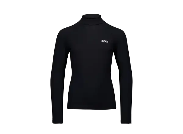 POC Layer Merino dětské spodní triko dlouhý rukáv Uranium Black 150 cm/12 let