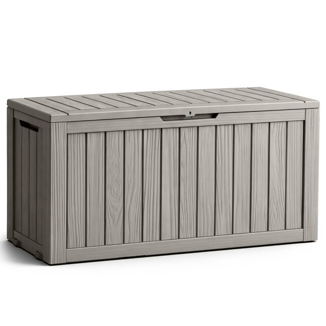 Zahradní úložný box šedý 272 L