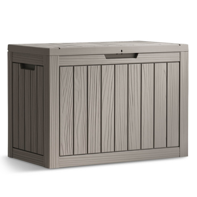 Zahradní úložný box šedý 170 L