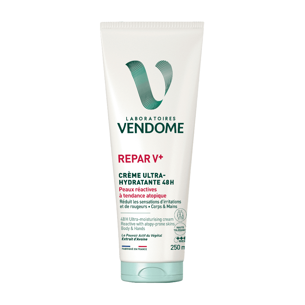 VENDOME REPAR V+ Hydratační krém 48h pro atopickou pokožku 250 ml