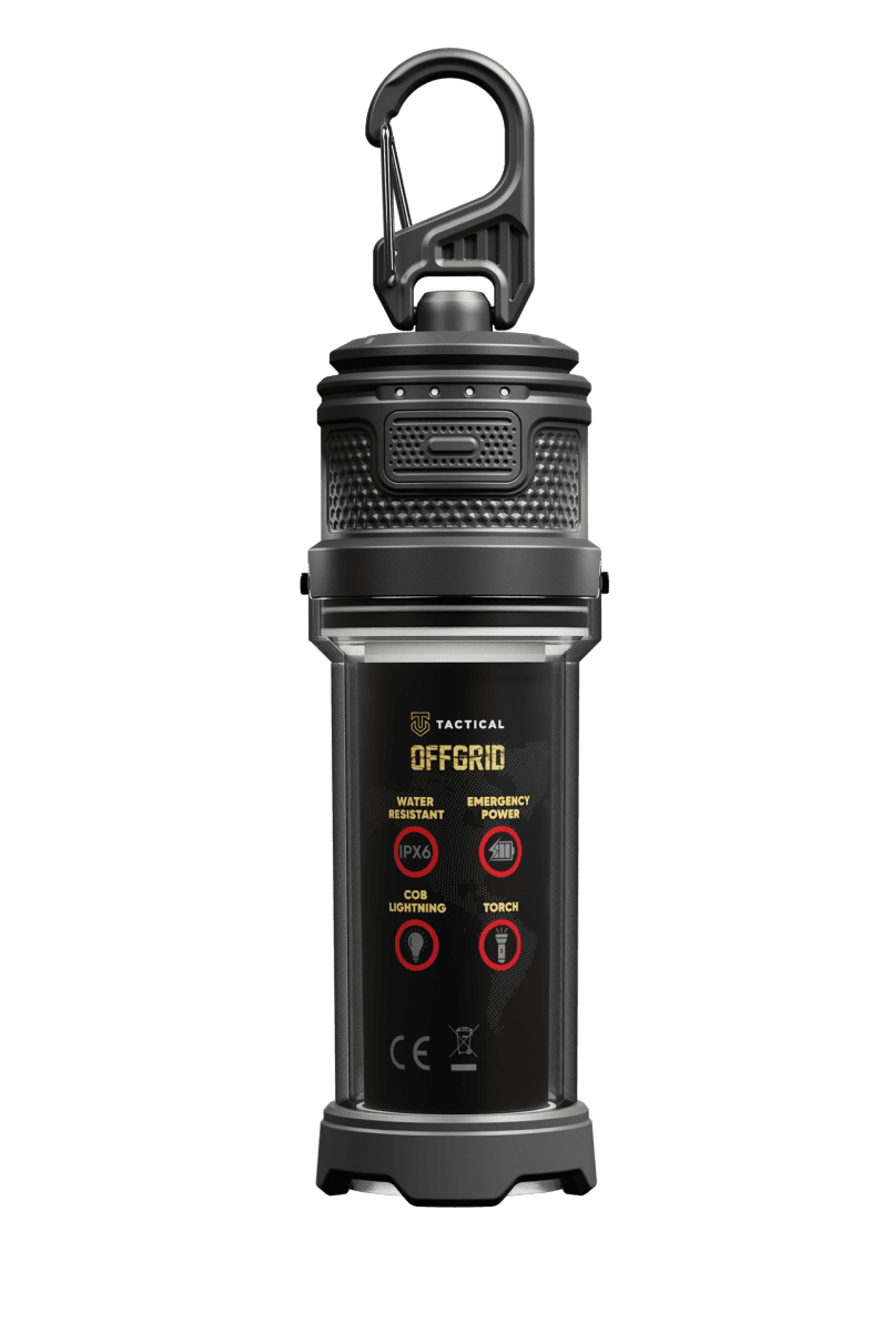 Outdoorová LED lucerna s powerbankou Tactical OffGrid