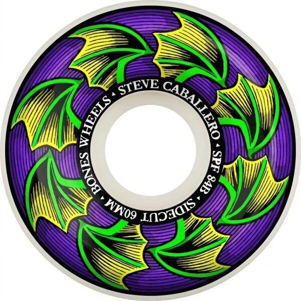 Sk8 Kola Bones Caballero Bat Wings Sidec - Fialová - 56Mm/103A