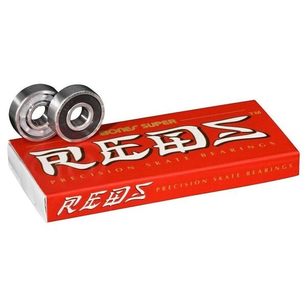 Sk8 Ložiska Bones Brg Super Reds 8-Pk - Červená - Univerzální