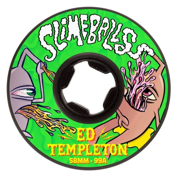 Sk8 Kola Slime Balls Ed Templeton Vomits - Zelená - 58Mm/99A
