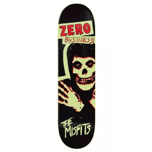Sk8 Deska Zero Misfits Zero Business Git - Černá - 8.25