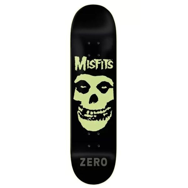 Sk8 Deska Zero Misfits Fiend Skull Gitd - Černá - 8.25