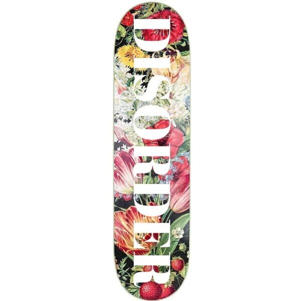 Sk8 Deska Disorder Floral - Červená - 8.25